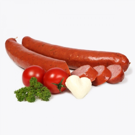 Büffel-Wurst Paar (mit Tomate/Mozzarella)