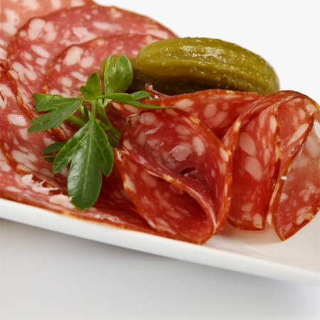 Buuresalami (geschnitten)