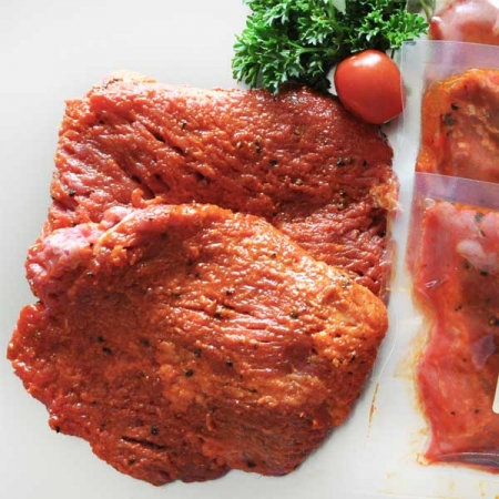 Pfeffersteak (Rindshuft)